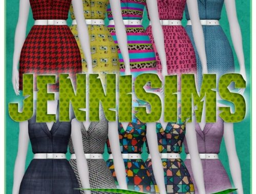 BASE GAME COMPATIBLE DRESS at Jenni Sims