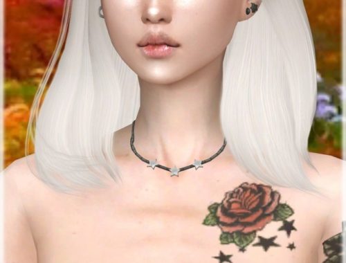 Base Game Compatible Earrings & Necklace at Jenni Sims