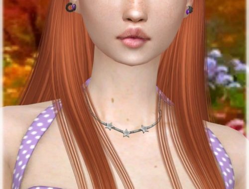 Base Game Compatible Earrings & Necklace at Jenni Sims