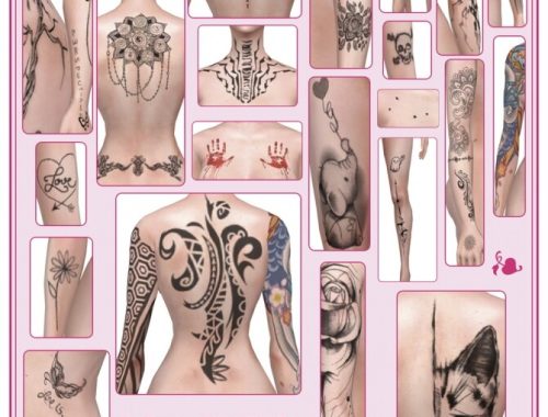 BASE GAME COMPATIBLE TATTOOS at Jenni Sims