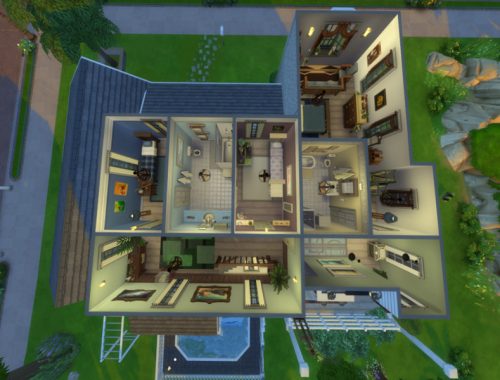 Base Game Large Family Home (No CC)