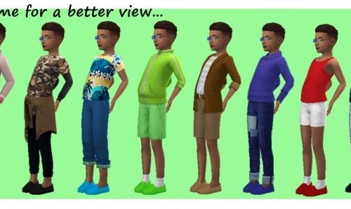 BASE GAME SLIP-ON SHOES (CM) at Sims4Sue