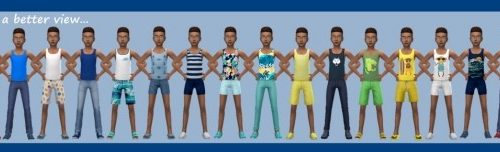 BASE GAME TANK TOP (CM) at Sims4Sue