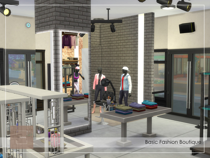 Basic Fashion Boutique NoCC - The Sims 4 Catalog