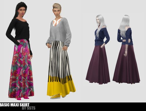 BASIC MAXI SKIRT by SSTS