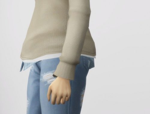 Basic sweater 2 F (27 colors) at Rusty Nail