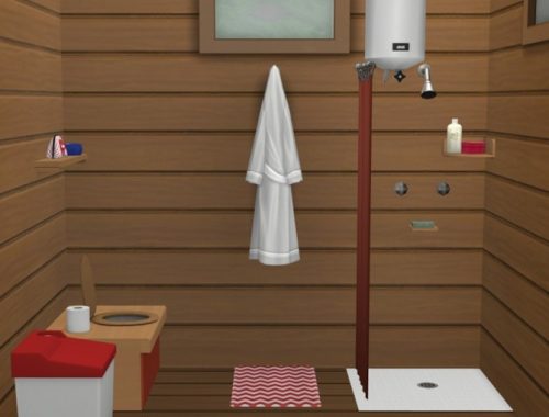 Bathroom for Tiny Houses at Around the Sims 4