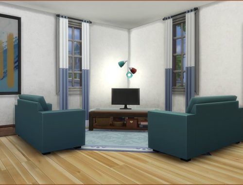 Bay Cottage No CC by oumamea at Mod The Sims