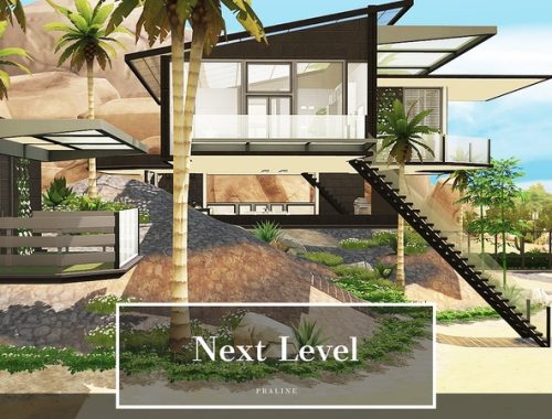 Next Level house by Pralinesims