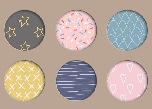 6 wallpapers using Julia Dreams’ patterns 3 at Miss Ruby Bird