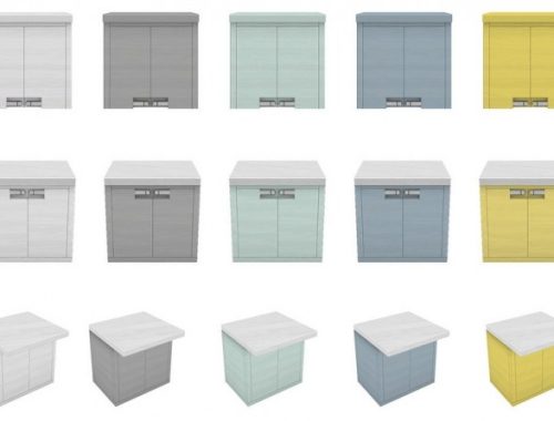 Minimalist Kitchen Set at SimPlistic
