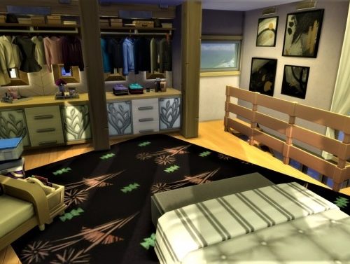 Sunny Bedroom + Wardorbe at Agathea-k
