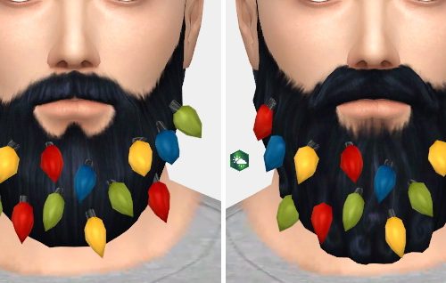Beard Christmas Lights at Tukete