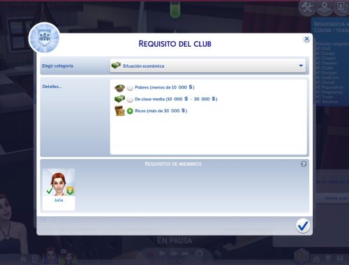 Higher money requeriment for join to Clubs