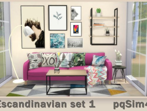 Scandinavian Set 1 at pqSims4