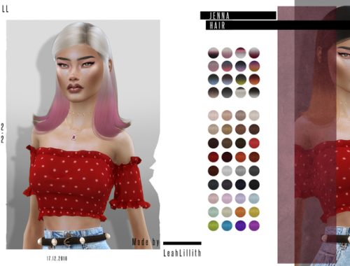 Jenna Hair by Leah Lillith