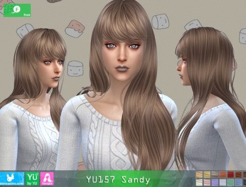 YU157 Sandy hair at Newsea Sims 4