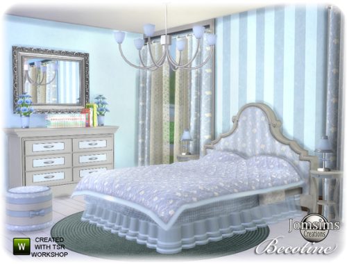Becotine bedroom by jomsims