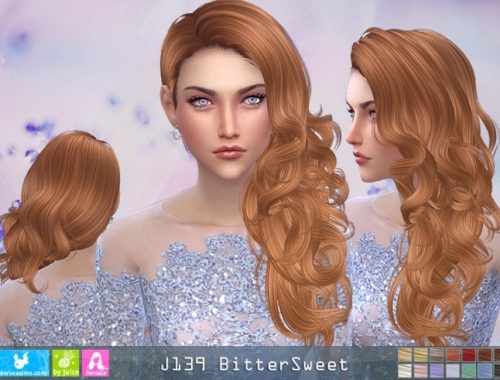 J139 BitterSweet hair (P) at Newsea Sims 4