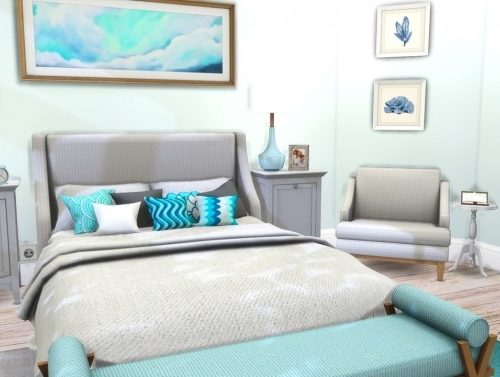 BEACH BEDROOM at MODELSIMS4