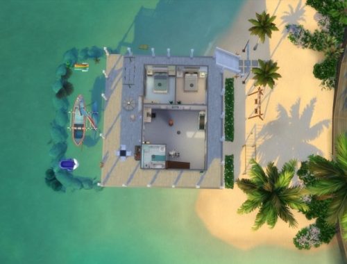 Beach House by halfasianbanana at Mod The Sims