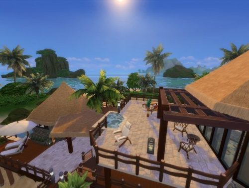 Beach House Fiji Island Hotel Resort by maudhuy at L’UniverSims