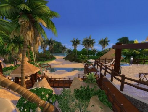Beach House Fiji Island Hotel Resort by maudhuy at L’UniverSims