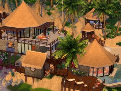 Beach House Fiji Island Hotel Resort by maudhuy at L’UniverSims