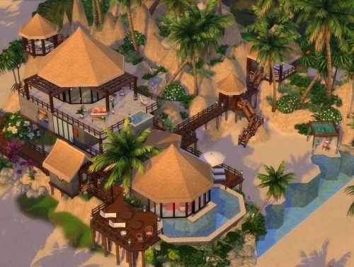 Beach House Fiji Island Hotel Resort by maudhuy at L’UniverSims