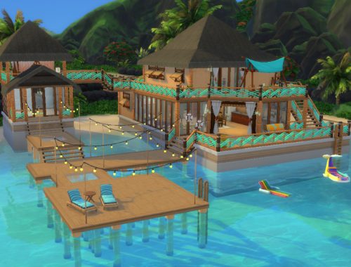 Beach House - Sims July No CC