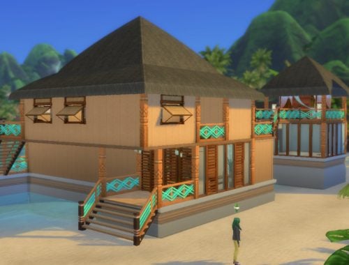 Beach House - Sims July No CC