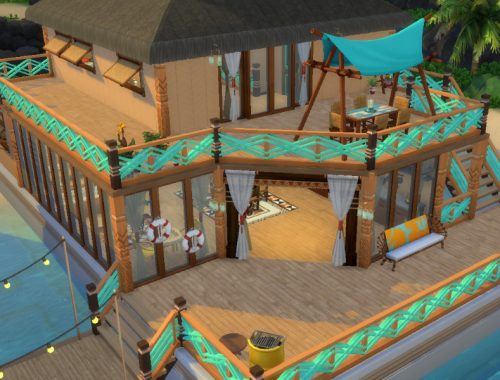 Beach House - Sims July No CC