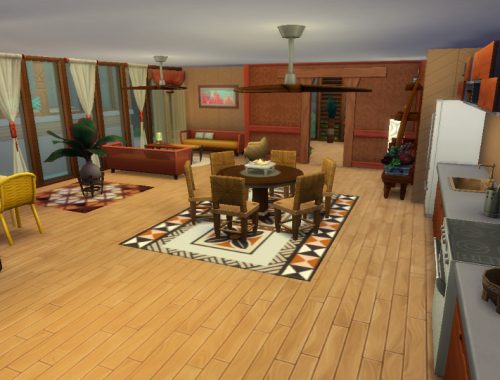 Beach House - Sims July No CC