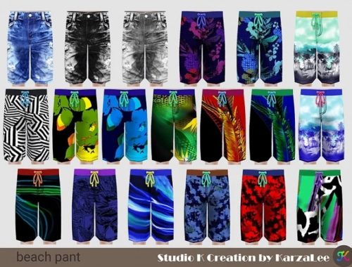 Beach shorts for kids at Studio K-Creation