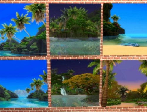 Beautiful Photos & Sky View From Sulani Islands by Caradriel at Mod The Sims