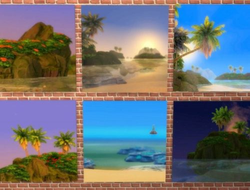 Beautiful Photos & Sky View From Sulani Islands by Caradriel at Mod The Sims