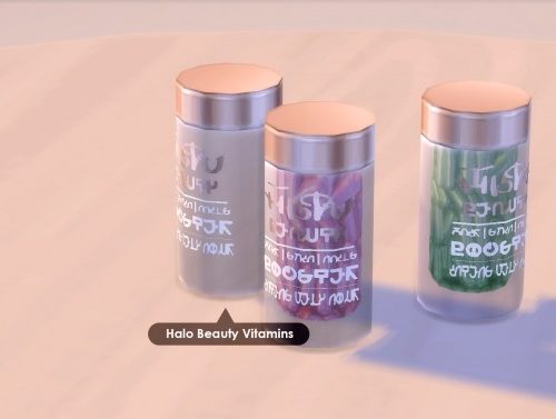Beauty Routine Clutter by littledica at Mod The Sims