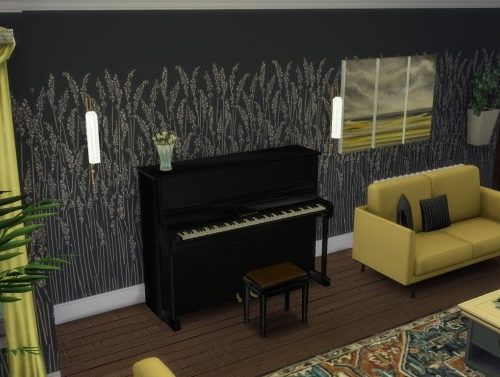 Bechstein Upright Piano by PeterJames88 at Mod The Sims