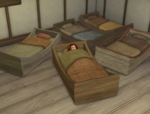 Bed for toddlers by mammut at Blacky’s Sims Zoo
