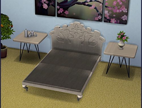 Bed frame recolors at CappusSims4You