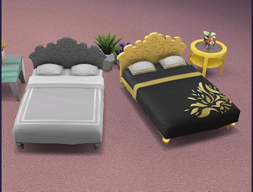 Bed frame recolors at CappusSims4You