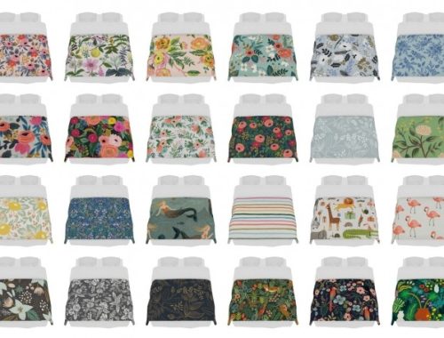 Peacemaker’s Modest Luxurious Bedding Recolours at SimPlistic