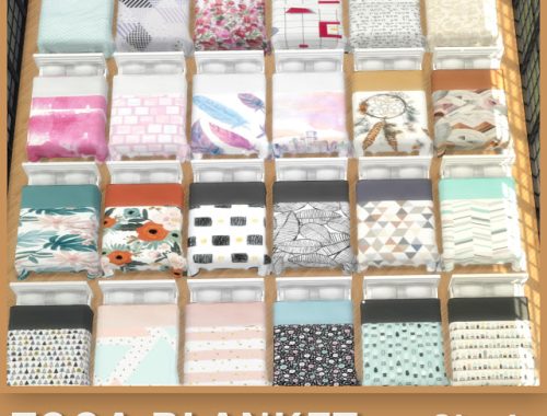Toga Blanket at pqSims4