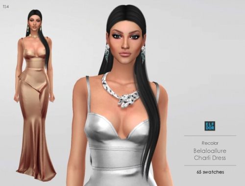 Belaloallure Charli Dress RC at Elfdor Sims