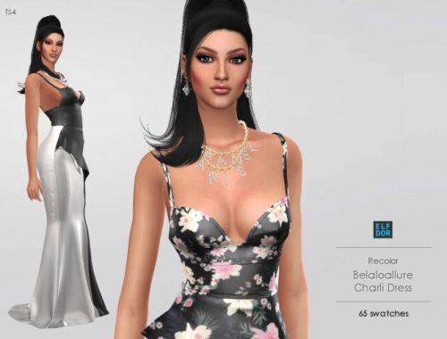 Belaloallure Charli Dress RC at Elfdor Sims