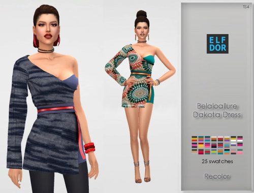 Belaloallure Dakota Dress Recolor