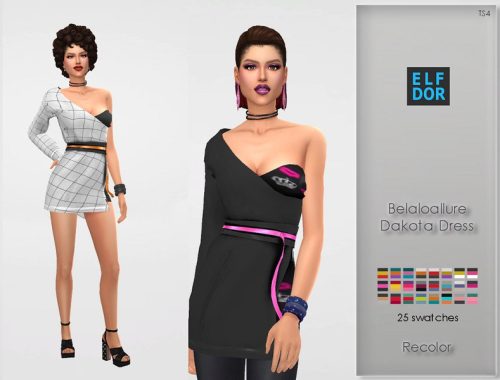 Belaloallure Dakota Dress Recolor