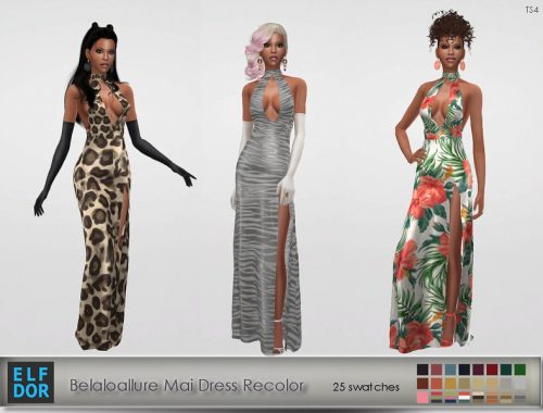 Belaloallure Mai Dress Recolor