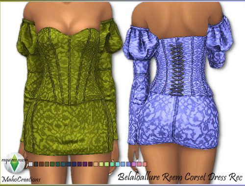 Belaloallure Reem Corset Dress - mesh needed