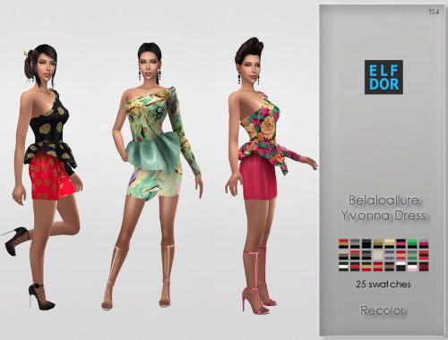 Belaloallure Yvonna Dress Recolor